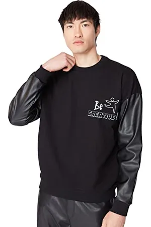 Trendyol Felpa Girocollo Normale Maglia di Tuta, , L Uomo
