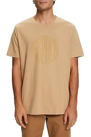 ESPRIT 083ee2k319 T-Shirt, 270/beige, S Uomo