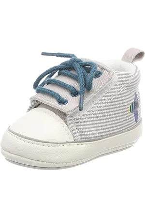 Sterntaler Baby Shoes, Pantofole Bimbo 0-24, Grigio (Light Grey 518), 18 EU