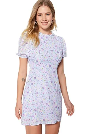 Trendyol Vertical-Collar Dress Vestito, , 38 Donna
