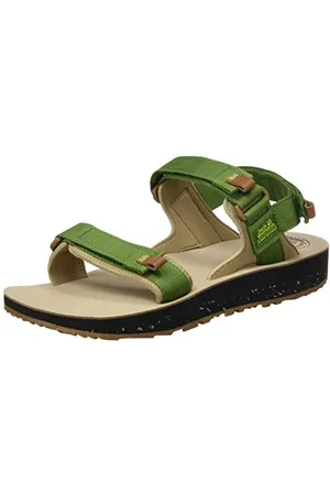 Jack Wolfskin Outfresh Deluxe Sandal M, Sandlai Sportivi Uomo, Verde (Green/Brown 4466), 44.5 EU