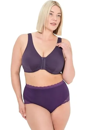 Ulla Popken Bustier, Vorderverschluss, C/D, F Cup Reggiseno, , 100D Donna