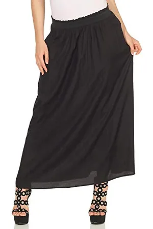 ONLY Onlvenedig Paperbag Long Skirt Wvn Noos Gonna, (Black Black), 46 (Taglia Produttore: Large) Donna