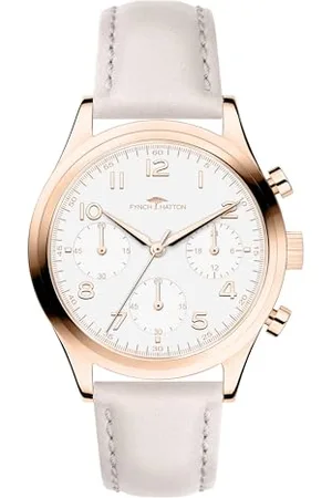 Fynch-Hatton Orologio Analogico al Quarzo Donna con Cinturino in Pelle FHT-0015-LC
