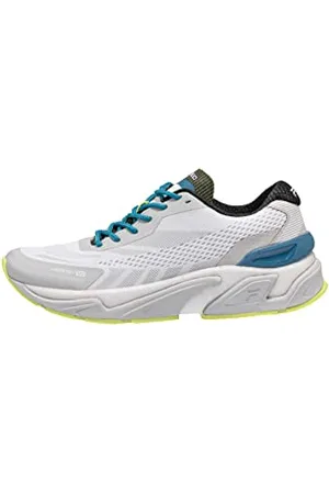 Fila Raceway, Scarpe Running Uomo, Grigio (Gray Violet-Safety Yellow-Blue Coral), 46 EU