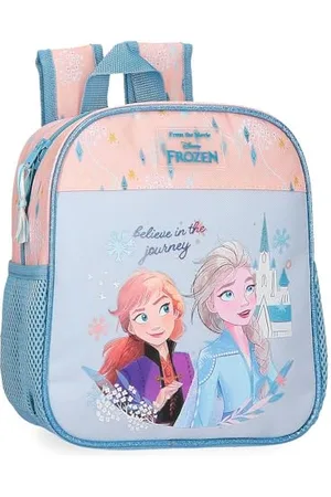 Disney Joumma Bags, Frozen Believe in the journey, zaino per bambini, zaino da scuola, realizzato in poliestere, spalline larghe e regolabili, varie tasche e scomparti., , Zaino asilo