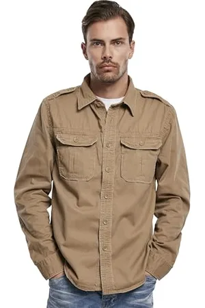 Brandit Vintage Shirt Long Sleeve, Uomo, , 5XL