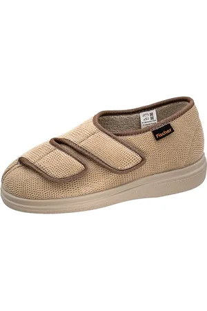 Fischer Fischer Ortho, Pantofole a Collo Basso Donna, Beige (Sand 806), 38 EU X-Larga