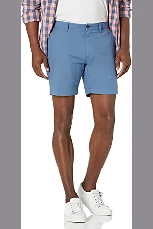 Amazon Pantaloncini Oxford Elasticizzati Aderenti da 18 cm Leggeri e Confortevoli (in Precedenza Goodthreads) Uomo, , 32W