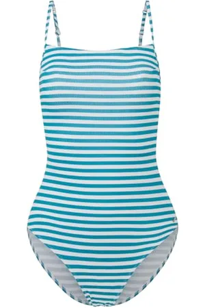 Pepe Jeans Stp Rib Squ Swimsuit, Costume intero Donna, (Dark Turquoise Blue),M