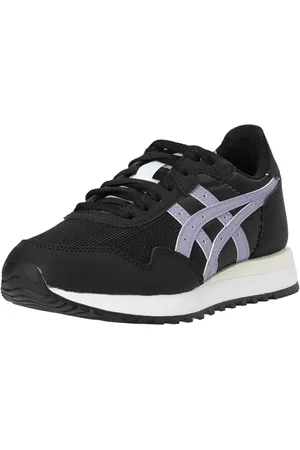 Asics Tiger Runner II, Sneaker Donna, Black/Ash Rock, 39.5 EU