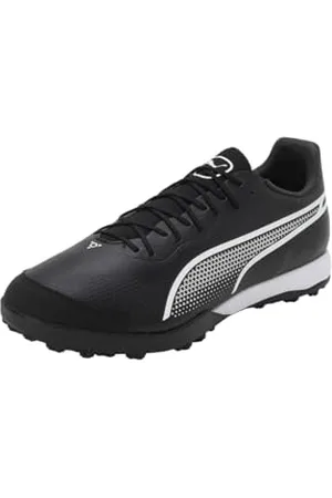 PUMA King PRO TT, Soccer Shoe Unisex-Adulto, Black White, 38.5 EU