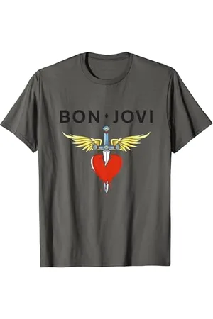 Bon Jovi Pugnale a forma di cuore ufficiale Maglietta