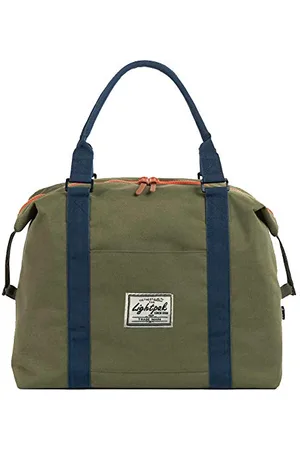 LIGHTPAK Damentasche SWEETBOX, Damen Handtasche aus Polyester, Henkeltasche mit separatem Handyfach Tote da palestra 36 Centimeters (Grün)