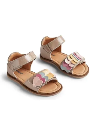 WHEAT Sandali in Vernice Senza Dita Uma – Unisex, Scarpe per Chi Inizia a Camminare Bambini, , 28 EU
