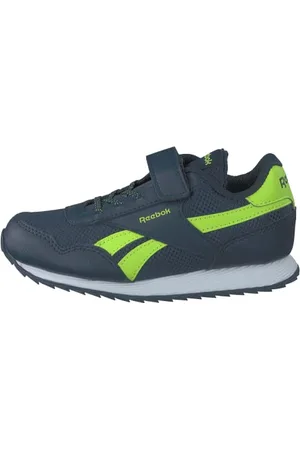 Reebok Royal Cljog 3 1V, Sneaker Bimbo 0-24, Vector Navy/Vector Navy/Acid Yellow, 20 EU