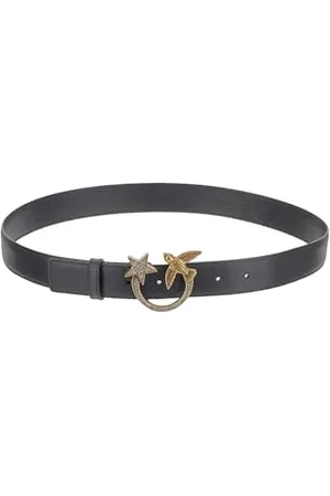Pinko Love Berry H3 Belt Vitello Set, Cintura Donna, , M