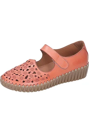 Manitu Pantofole da Donna, Scarpe da Ginnastica, Colore: Arancione, 40 EU
