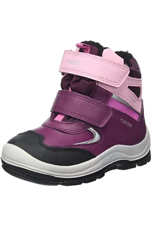Geox B Flanfil Girl B Abx, Stivaletti Bambine e ragazze, Rosso/Rosa (Burgundy/Pink), 20 EU
