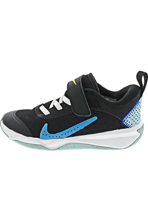 Nike Omni Multi-Court, Sneaker, Black/Blue Lightning-Ocean Bliss, 25 EU