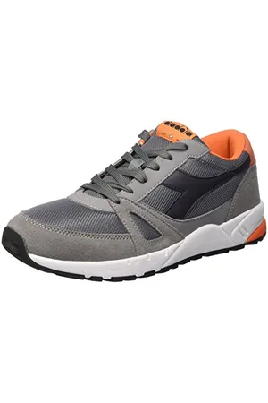 Diadora Run 90, Scarpe Low-Top Unisex – Adulto, Grigio (Grigio Ghiaccio), 37 EU