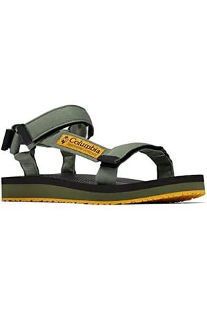 Columbia Breaksider Sandal Sandali da Uomo, Verde (Mosstone x Golden Yellow), 45 EU