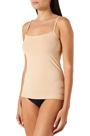 Skiny Damen Spaghettishirt 2er Pack Micro Advantage Canottiera, , 38 (Pacco da 2) Donna