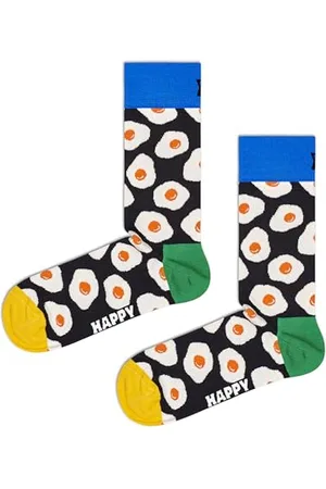 Happy Socks Sunny Side Up Sock Calzini, (Multicolour 930), 41-46 Unisex