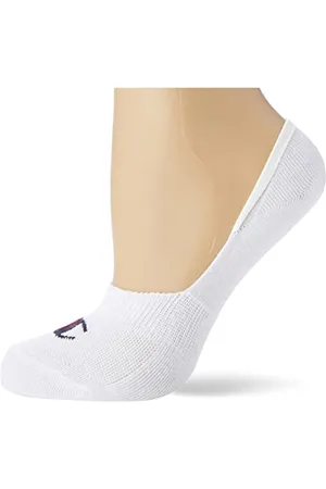 Champion Core 6PP Footie, Calzini, Unisex - Adulto, (Melange Chiaro)/Bianco/Nero, 43-46