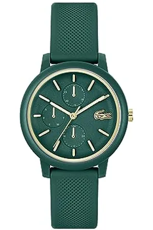 Lacoste Orologio Analogico Multifunzione al Quarzo da Donna Collezione .12.12 MULTI con Cinturino in Silicone - 2001329