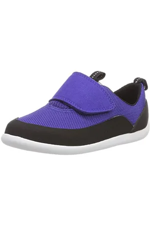 Clarks Play Spark T, Scarpe da Ginnastica Basse Bambino, Blu (Blue Synthetic-), 22.5 EU