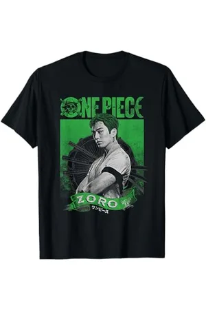 Onepiece Zoro Etched Portrait Maglietta