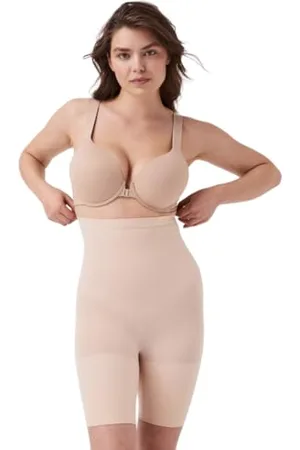Spanx Higher Power Short, Pantaloncino Modellante Donna, (SoftNude), 2X