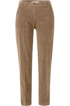 Brax Style Maron S Structure Velvet Pantaloni, , 31W x 32L Donna
