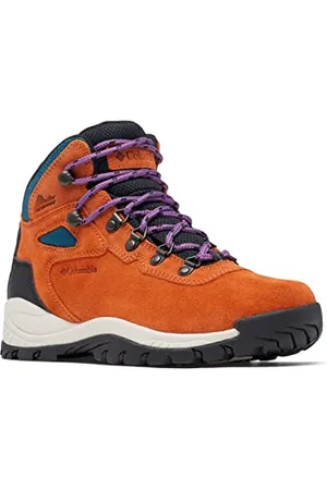 Columbia Newton Ridge Plus-Amped Impermeabile, Scarpe da Escursionismo Donna, Cedar Nightwave, 36 EU