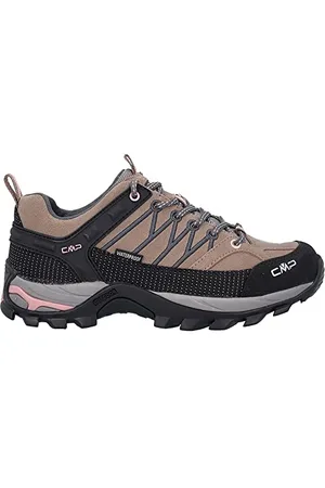 CMP Rigel Wp, Scarpe da Trekking Basse Donna, Marrone (Cenere), 44 EU