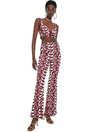 Trendyol Pantaloni Svasati a Vita Alta Donna, , 66