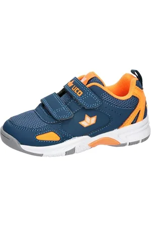 LICO Peyton V, Scarpe da Ginnastica per Interni, Petrol/Orange, 33 EU