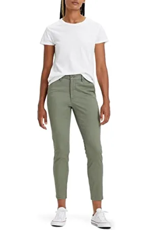 Dockers Weekend Chino Skinny Regular Length, Pantaloni Casual Donna, (Camo), 24