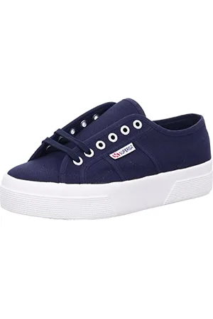 Superga 2740 Platform, Scarpe con Lacci Unisex-Adulto, Navy-FAVORIO, 37 EU
