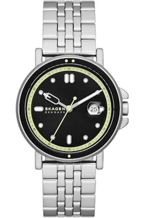 Skagen Signatur Sport orologio per uomo, movimento al quarzo con cinturino in acciaio inossiperbile o in pelle
