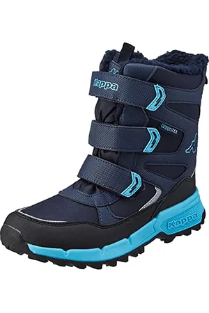 Kappa Vipos Tex T Unisex Kids Scarpe per jogging su strada Unisex - Adulto, Blu (Navy/Türkis), 38 EU