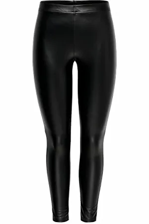 ONLY Jdystine Pu Leggings Jrs Noos, , XXS Donna