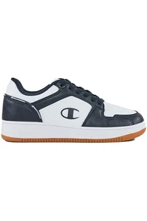 Champion RD18 2.0 B GS Low Sneakers, Bianco/Blu Marino/Marrone Chiaro (WW010), EU36 Bambini e Ragazzi-FW24