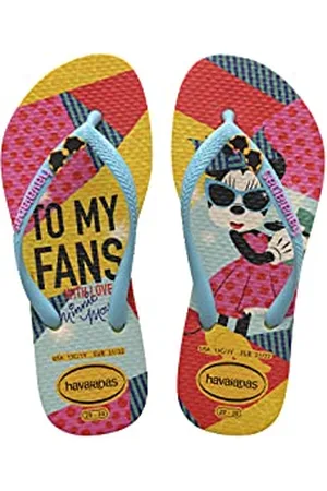 Havaianas Slim Disney Cool, Infradito Bambina, Giallo (Giallo D