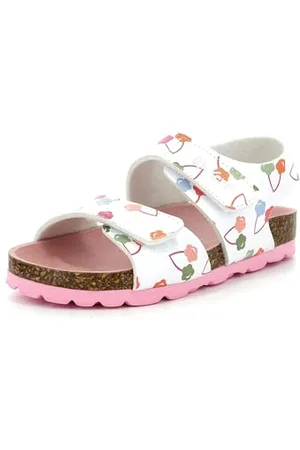 Kickers Summerkro, Sandali Unisex-Bambini, Bianco Ciliegia, 24 EU