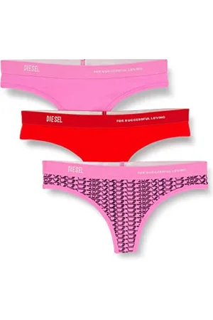 Diesel Ufst-starsey-threepack, Slip Donna, Multicolor , L