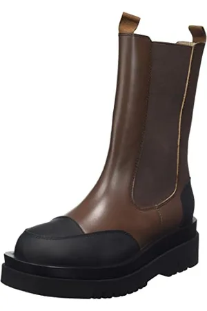 L37 Handmade Shoes Pioggia Viola, Mid Calf Boot Donna, , 35 EU