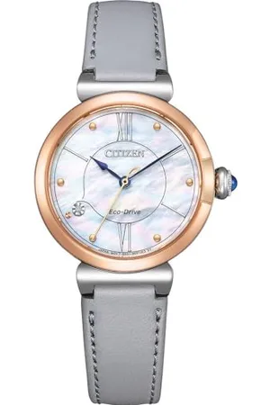 Citizen Orologio Analogico Eco-Drive Donna con Cinturino in Pelle EM1074-15D