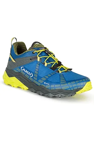 Aku Flyrock GTX, Stivali SENDERISMO Uomo, Blu, Lime, 47 EU
